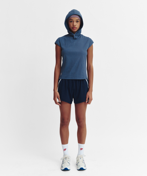 MENASOO(ミナス)の「Mesh Runner Soft Shorts_Navy(その他パンツ・レディース・ネイビー・M/S)」の5枚目の写真