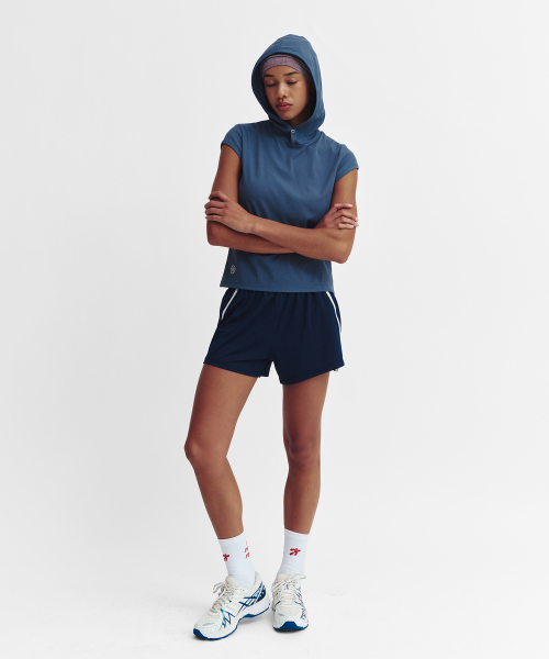 MENASOO(ミナス)の「Mesh Runner Soft Shorts_Navy(その他パンツ・レディース・ネイビー・M/S)」の7枚目の写真
