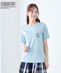 「スヌーピー」裏メッシュドライＴシャツ 吸水速乾 UVケア加工