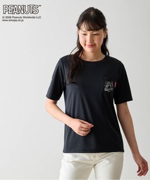 「スヌーピー」裏メッシュドライＴシャツ 吸水速乾 UVケア加工