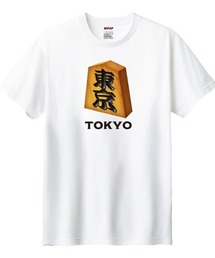 NIPOP(ニポップ) 半袖Tシャツ 東京 将棋 駒 ロゴ イラスト プリント インバウンド お土産 トップス カットソー レディース