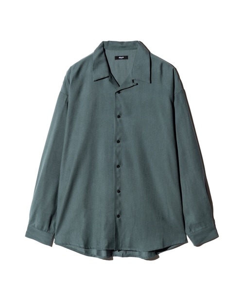 glamb(グラム)の「Grace Open Collar Shirt / グレースオープンカラーシャツ(シャツ/ブラウス・メンズ・ブラック/ブルー/ホワイト・S/M/L)」の6枚目の写真