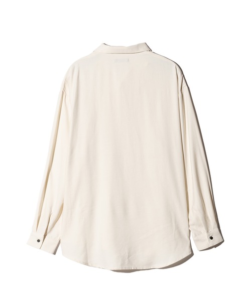 glamb(グラム)の「Grace Open Collar Shirt / グレースオープンカラーシャツ(シャツ/ブラウス・メンズ・ブラック/ブルー/ホワイト・S/M/L)」の5枚目の写真