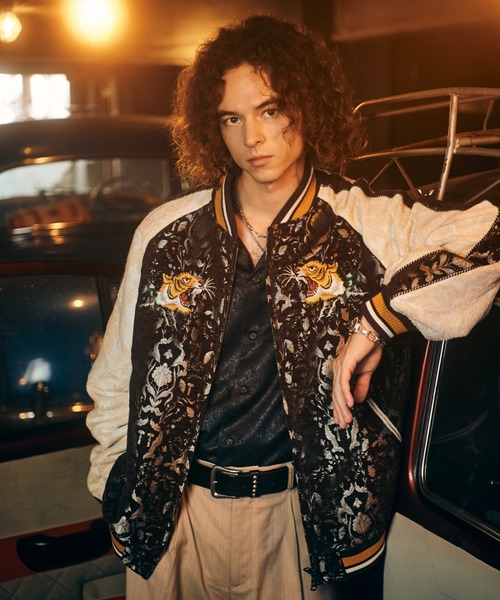 glamb(グラム)の「Grace Open Collar Shirt / グレースオープンカラーシャツ(シャツ/ブラウス・メンズ・ブラック/ブルー/ホワイト・S/M/L)」の16枚目の写真