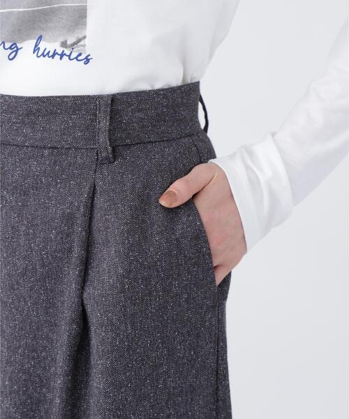 NAVYNAVY(ネイビーネイビー)の「上品に決まるマニッシュツイードワイドパンツ(その他パンツ・レディース・グレー系その他/ブラウン系その他・SMALL/MEDIUM)」の8枚目の写真