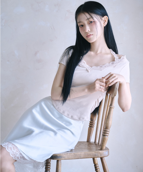 REISE MIYA（レイズミヤ）の「クレアレースミディスカート[ホワイト]（スカート・レディース・その他・SMALL/MEDIUM）」の2枚目の写真