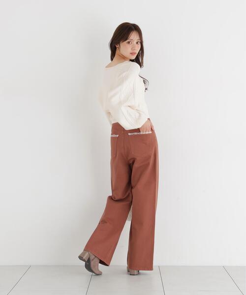 PROPORTION BODY DRESSING(プロポーションボディドレッシング)の「<E>ケーブルニットset up / 1216275900(アンサンブル・レディース・グレー系その他/ホワイト系その他・FREE)」の16枚目の写真