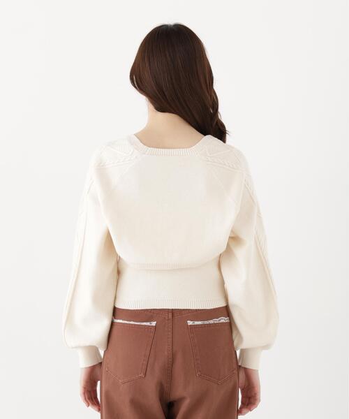 PROPORTION BODY DRESSING(プロポーションボディドレッシング)の「<E>ケーブルニットset up / 1216275900(アンサンブル・レディース・グレー系その他/ホワイト系その他・FREE)」の21枚目の写真