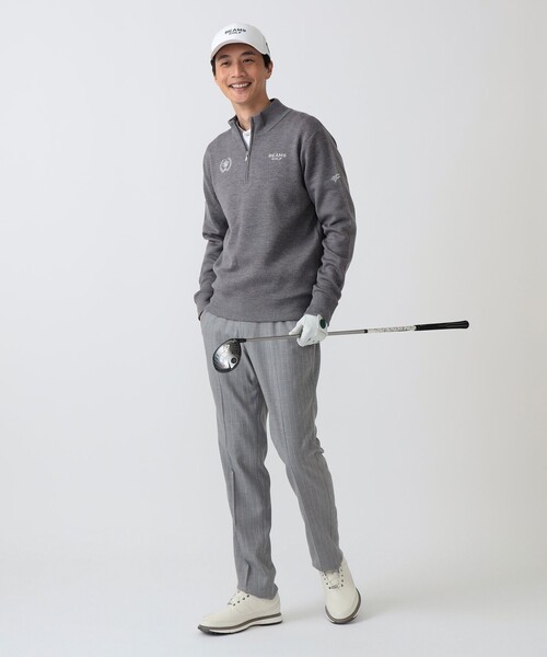 BEAMS GOLF(ビームスゴルフ)の「PURPLE LABEL / ストレッチ サキソニー ストライプ パンツ(その他パンツ・メンズ・グレー・46/48/50)」の3枚目の写真