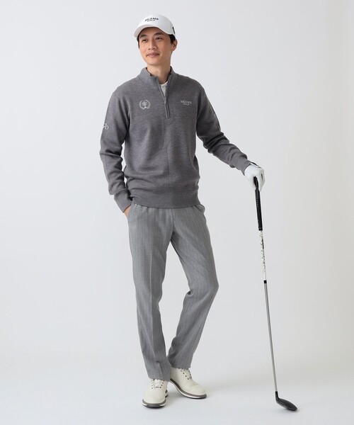 BEAMS GOLF(ビームスゴルフ)の「PURPLE LABEL / ストレッチ サキソニー ストライプ パンツ(その他パンツ・メンズ・グレー・46/48/50)」の4枚目の写真