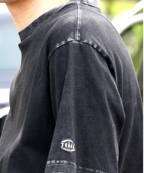 TENEZ（テネス）の「[超限定] Vintage Washed Cotton Tee "Sportsmanship" Backprint（Tシャツ/カットソー・メンズ・ブラック・LARGE/MEDIUM/SMALL/XX-LARGE/X-LARGE）」の6枚目の写真