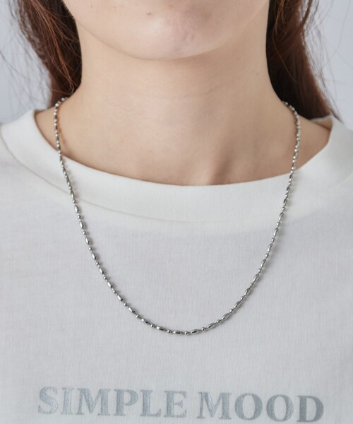SHOO・LA・RUE（シューラルー）の「【ステンレス】マンテル・フックネックレス（ネックレス・レディース・シルバー系/シルバー系1/シルバー系2/シルバー系3・00）」の15枚目の写真