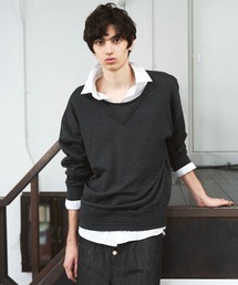 DOUBLE LAYERED V-NECK SWEATER / ダブルレイヤードVネックセーター