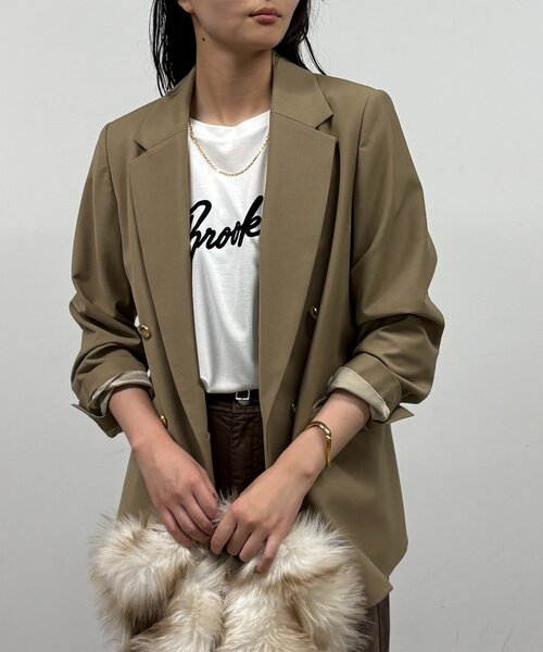 LOUNGEDRESS(ラウンジドレス)の「テーラードジャケット 秋服(テーラードジャケット・レディース・ネイビー/ベージュ/ブラック・FREE)」の15枚目の写真