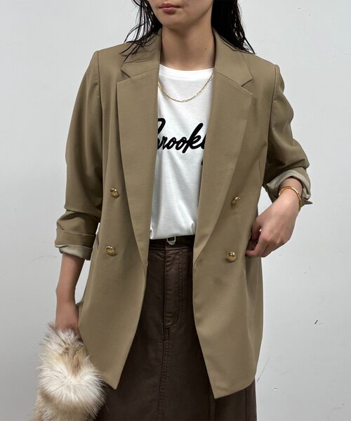 LOUNGEDRESS(ラウンジドレス)の「テーラードジャケット 秋服(テーラードジャケット・レディース・ネイビー/ベージュ/ブラック・FREE)」の16枚目の写真