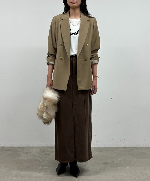 LOUNGEDRESS(ラウンジドレス)の「テーラードジャケット 秋服(テーラードジャケット・レディース・ネイビー/ベージュ/ブラック・FREE)」の20枚目の写真