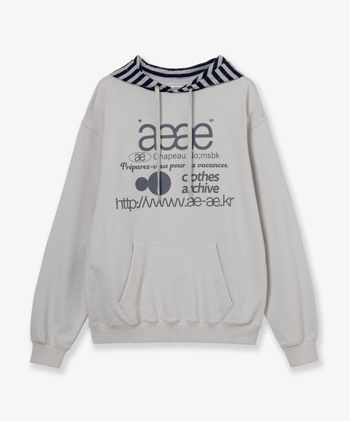 WEB LOGO LOOSED HOODIE（パーカー）｜aeae（エーイーエーイー）の