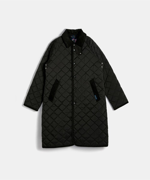 LAVENHAM(ラベンハム)の「Chantry Womens / チャントリー ウィメンズ(ステンカラーコート・レディース・ダークブラック/ブラック・6/8/10/12/14)」の2枚目の写真
