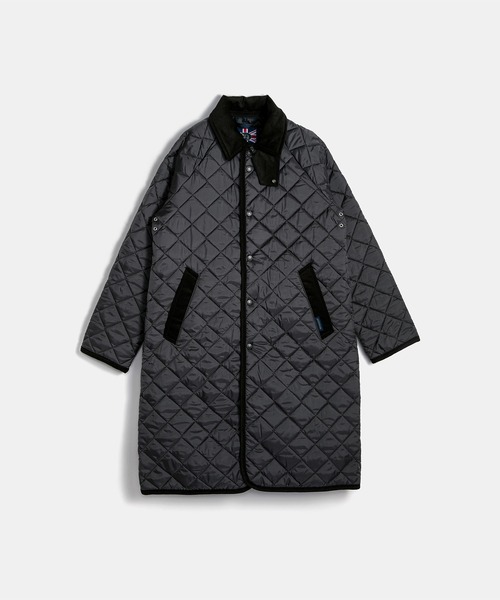 LAVENHAM(ラベンハム)の「Chantry Womens / チャントリー ウィメンズ(ステンカラーコート・レディース・ダークブラック/ブラック・6/8/10/12/14)」の3枚目の写真