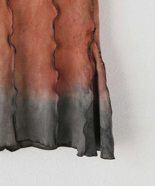 JOURNAL STANDARD（ジャーナルスタンダード）の「【ANAE/アナエ】MIDI SKIRT（スカート・レディース・チャコールグレー/ブラウン/ピンク・MEDIUM）」の5枚目の写真