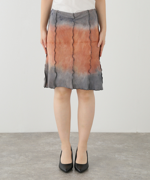 JOURNAL STANDARD（ジャーナルスタンダード）の「【ANAE/アナエ】MIDI SKIRT（スカート・レディース・チャコールグレー/ブラウン/ピンク・MEDIUM）」の12枚目の写真
