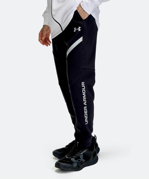 UNDER ARMOUR(アンダーアーマー)の「UA二ット ジョガーパンツ(トレーニング/メンズ)(その他パンツ・メンズ・ブラック系その他・S/M/XL/L)」の1枚目の写真