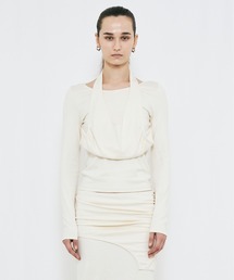 2WAY DRAPE LONG SLEEVE