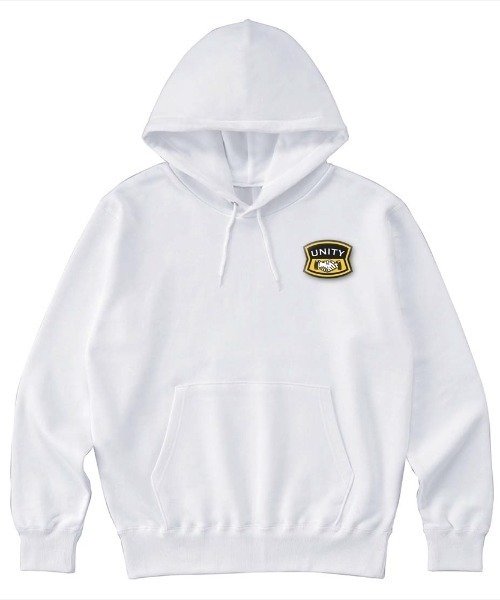 Ol' Basics(オールベーシックス)の「Ol' Basics(オール・ベーシックス) プルパーカー スウェット シェイクハンド プリント ワンポイント 10.0オンス 裏毛 メンズ ユニセックス アメカジ(パーカー・メンズ・ヘザーグレー/レッド/ネイビー/グレイッシュブルー/アッシュ/ホワイト/ブラック/グリーン系・S/M/L/XL)」の1枚目の写真