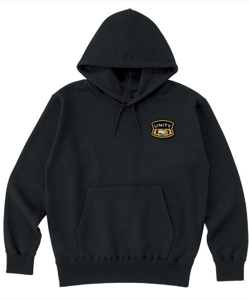 Ol' Basics(オールベーシックス)の「Ol' Basics(オール・ベーシックス) プルパーカー スウェット シェイクハンド プリント ワンポイント 10.0オンス 裏毛 メンズ ユニセックス アメカジ(パーカー・メンズ・ヘザーグレー/レッド/ネイビー/グレイッシュブルー/アッシュ/ホワイト/ブラック/グリーン系・S/M/L/XL)」の2枚目の写真