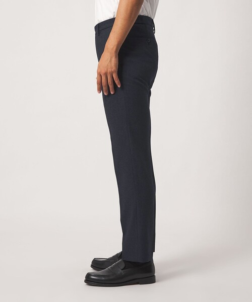 A DAY IN THE LIFE UNITED ARROWS(アデイインザライフユナイテッドアローズ)の「メランジ ホップサック ノープリーツ スラックス-セットアップ対応・ウォッシャブル-<A DAY IN THE LIFE>(スラックス・メンズ・ネイビー/ダークグレー・M/XL/S/L)」の7枚目の写真