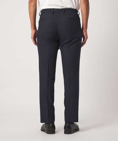 A DAY IN THE LIFE UNITED ARROWS(アデイインザライフユナイテッドアローズ)の「メランジ ホップサック ノープリーツ スラックス-セットアップ対応・ウォッシャブル-<A DAY IN THE LIFE>(スラックス・メンズ・ネイビー/ダークグレー・M/XL/S/L)」の8枚目の写真