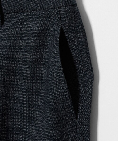 A DAY IN THE LIFE UNITED ARROWS(アデイインザライフユナイテッドアローズ)の「メランジ ホップサック ノープリーツ スラックス-セットアップ対応・ウォッシャブル-<A DAY IN THE LIFE>(スラックス・メンズ・ネイビー/ダークグレー・M/XL/S/L)」の12枚目の写真