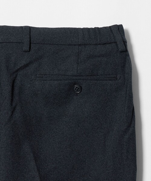 A DAY IN THE LIFE UNITED ARROWS(アデイインザライフユナイテッドアローズ)の「メランジ ホップサック ノープリーツ スラックス-セットアップ対応・ウォッシャブル-<A DAY IN THE LIFE>(スラックス・メンズ・ネイビー/ダークグレー・M/XL/S/L)」の13枚目の写真