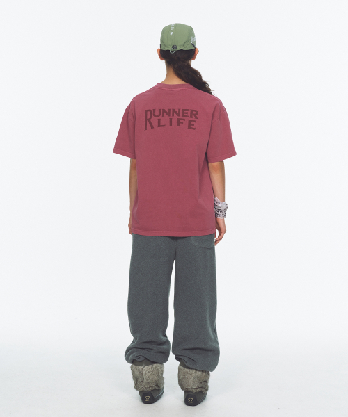 MENASOO(ミナス)の「Waist Point Warm Fleece Jogger Pants_Charcoal(スウェットパンツ・レディース・チャコール・1/2)」の2枚目の写真