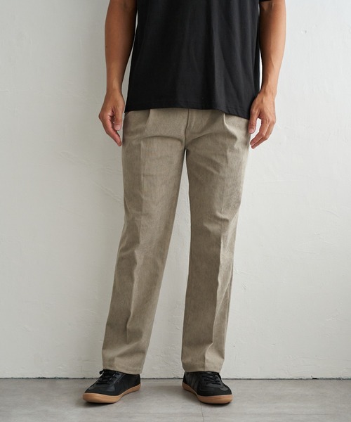 ikka(イッカ)の「ストレッチコールリラックスパンツ(その他パンツ・メンズ・ブラック/グレイッシュベージュ/ブラウン・XL/M/L)」の3枚目の写真