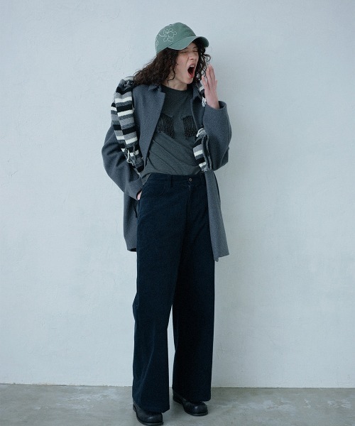 leinwande(ラインヴァンド)の「Over Shirt Jacket / オーバーシャツジャケット(その他アウター・レディース・GRAY/Black・ONE SIZE)」の5枚目の写真