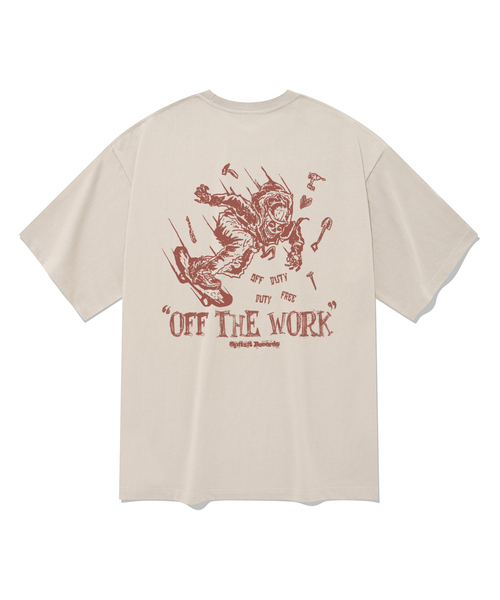 SPITXIT(スピットシット)の「DUTY FREE Tシャツ 5色(Tシャツ/カットソー・メンズ・ブラック/ホワイト/ネイビー/ベージュ/グレー・LARGE/MEDIUM/SMALL/X-LARGE)」の4枚目の写真