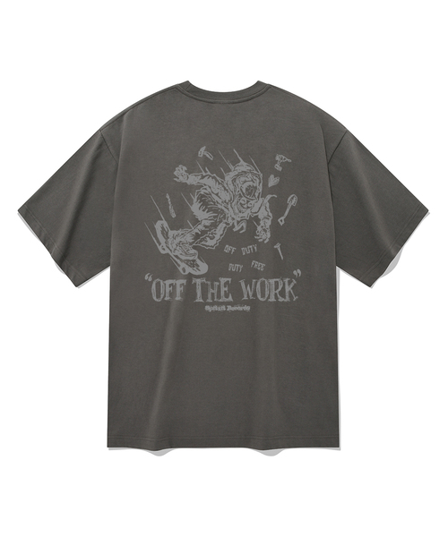 SPITXIT(スピットシット)の「DUTY FREE Tシャツ 5色(Tシャツ/カットソー・メンズ・ブラック/ホワイト/ネイビー/ベージュ/グレー・LARGE/MEDIUM/SMALL/X-LARGE)」の3枚目の写真