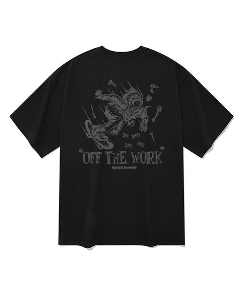 SPITXIT(スピットシット)の「DUTY FREE Tシャツ 5色(Tシャツ/カットソー・メンズ・ブラック/ホワイト/ネイビー/ベージュ/グレー・LARGE/MEDIUM/SMALL/X-LARGE)」の2枚目の写真