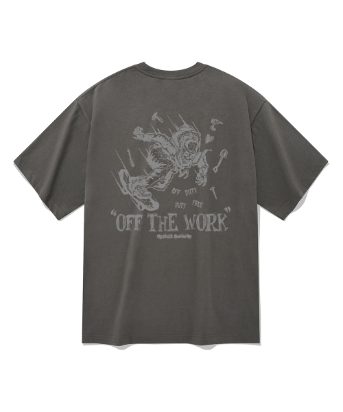 SPITXIT(スピットシット)の「DUTY FREE Tシャツ 5色(Tシャツ/カットソー・メンズ・ブラック/ホワイト/ネイビー/ベージュ/グレー・LARGE/MEDIUM/SMALL/X-LARGE)」の6枚目の写真