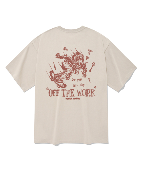 SPITXIT(スピットシット)の「DUTY FREE Tシャツ 5色(Tシャツ/カットソー・メンズ・ブラック/ホワイト/ネイビー/ベージュ/グレー・LARGE/MEDIUM/SMALL/X-LARGE)」の10枚目の写真