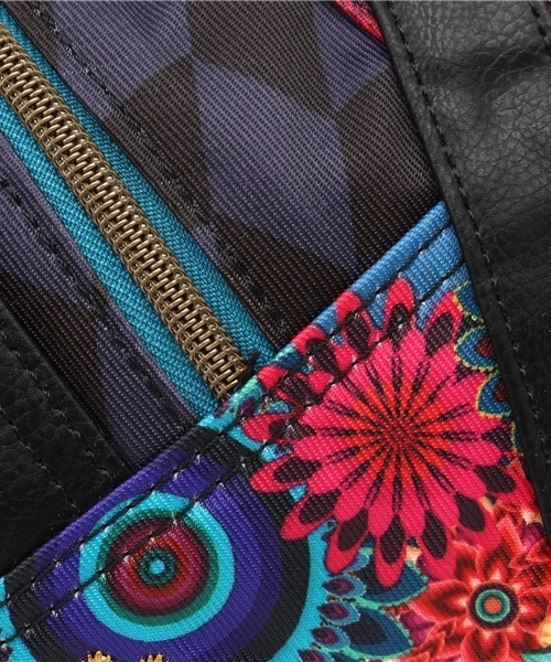 Desigual（デシグアル）の「[Desigual/デシグアル]ボウリングバッグ（ショルダーバッグ・レディース・ブルー・ONE SIZE）」の8枚目の写真