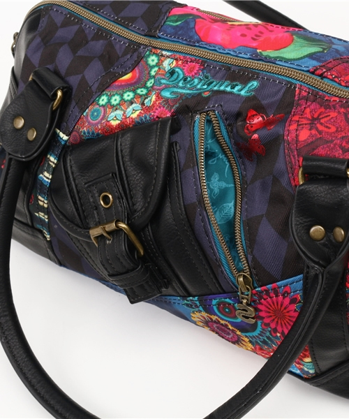 Desigual（デシグアル）の「[Desigual/デシグアル]ボウリングバッグ（ショルダーバッグ・レディース・ブルー・ONE SIZE）」の9枚目の写真