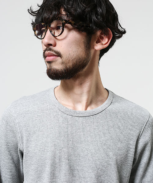 NANO universe（ナノユニバース）の「ワッフルTEE L/S（Tシャツ/カットソー・メンズ・ネイビー/ホワイト/グレー/ブラック・MEDIUM/SMALL/LARGE/X-LARGE）」の12枚目の写真