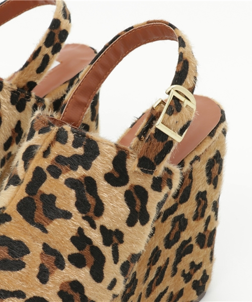 REDYAZEL（レディアゼル）の「ヒョウ柄厚底サンダル（サンダル・レディース・ベージュ系その他/ブラウン系その他・MEDIUM/SMALL/LARGE）」の7枚目の写真