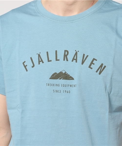 FJALL RAVEN （フェールラーベン）の「Trekking Equipment T-Shirt (FJALLRAVEN/フェールラーベン)（Tシャツ/カットソー・メンズ・グレー/ブルー/スミクロ/マスタード/グリーン/ダークネイビー・L/M/XL）」の12枚目の写真