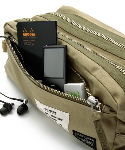 PORTER（ポーター）の「coffee and milk×PORTER / マルチポーチ