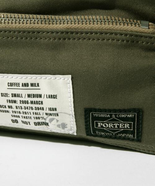 ポーター　コーヒーアンドミルク　BEAMS コラボ　マルチポーチ PORTER（ポーター）の「coffee and milk×PORTER / マルチポーチ