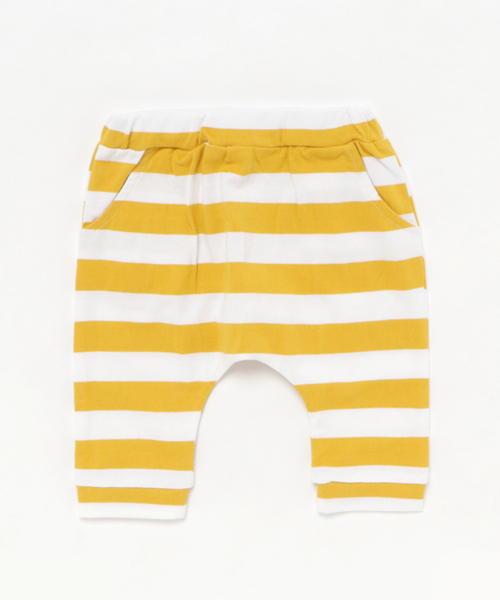 Tappet（タペット）の「[70-80]ボーダーサルエルベビーパンツ（その他パンツ・キッズ・ネイビー/イエロー/ブルー・70cm/80ｃｍ）」の3枚目の写真