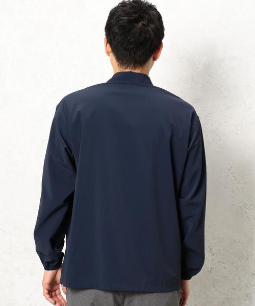 green label relaxing（グリーンレーベルリラクシング）の「SC CORDU/2WAY/RIP コーチジャケット ◆（ブルゾン・メンズ・ネイビー/ブラック・SMALL/X-LARGE/MEDIUM/LARGE）」の3枚目の写真